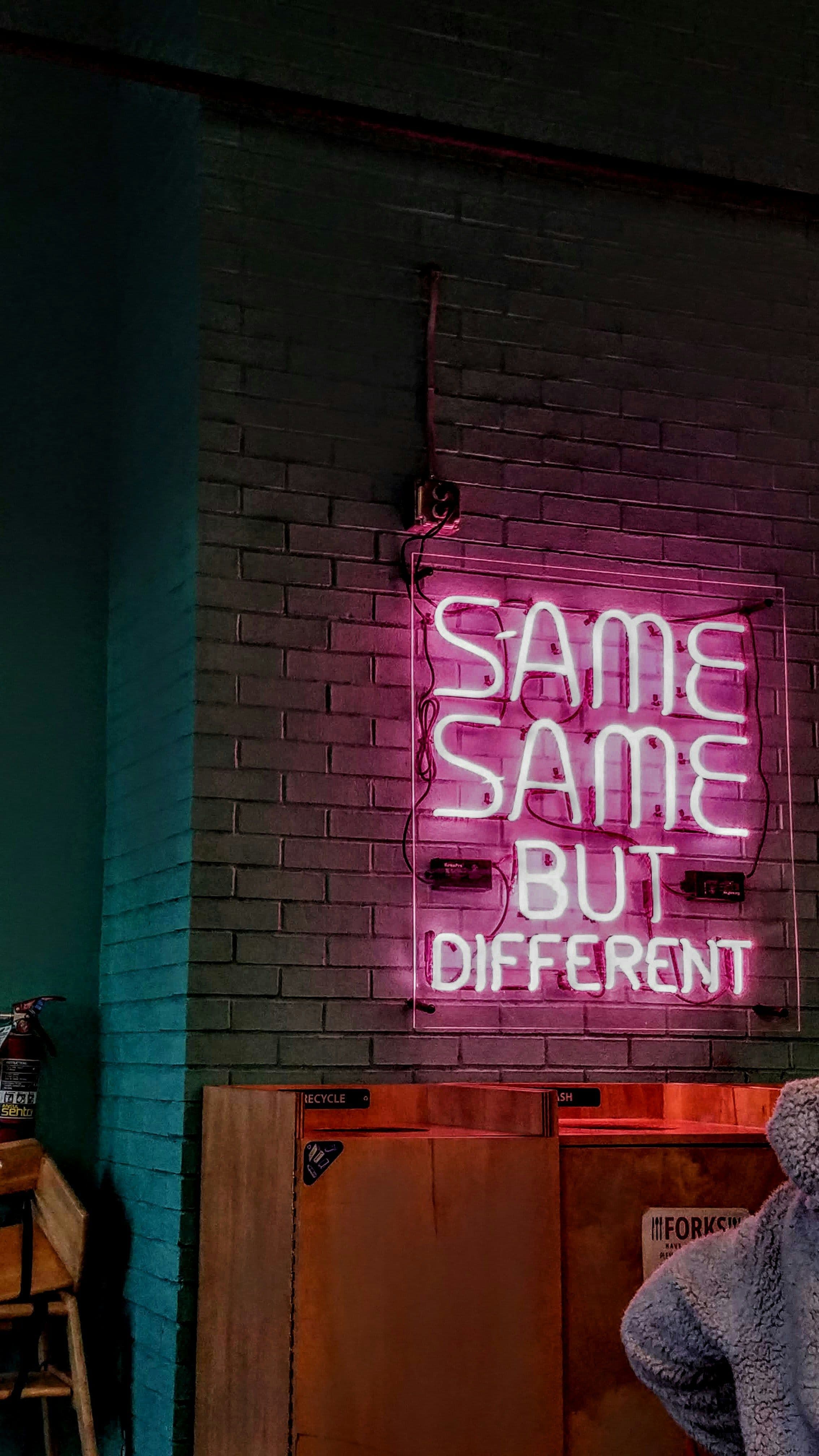 Image reflecting how brands claim distinction while increasingly looking and sounding alike.
