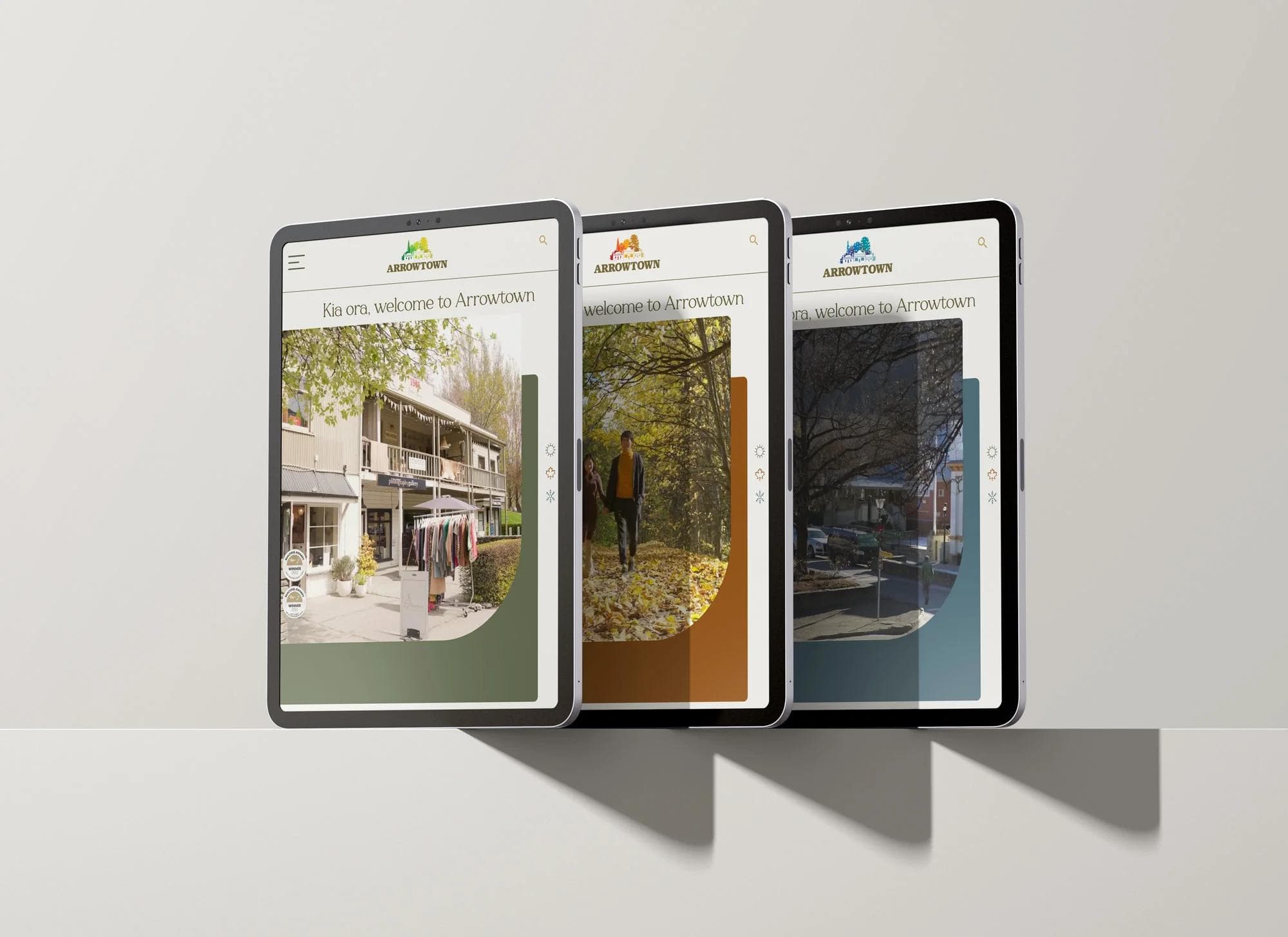 Website design and development for Arrowtown