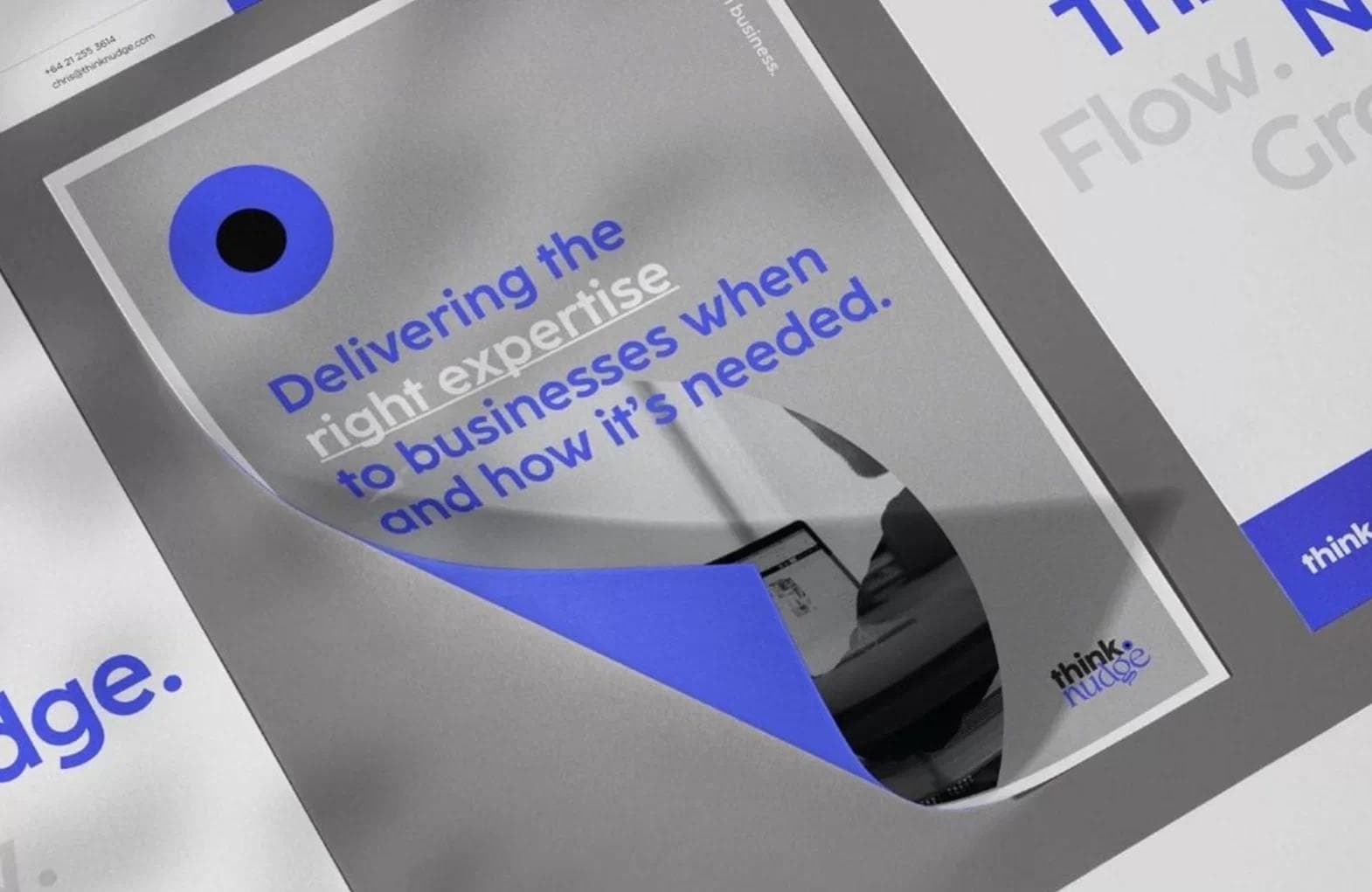 print design for Think Nudge