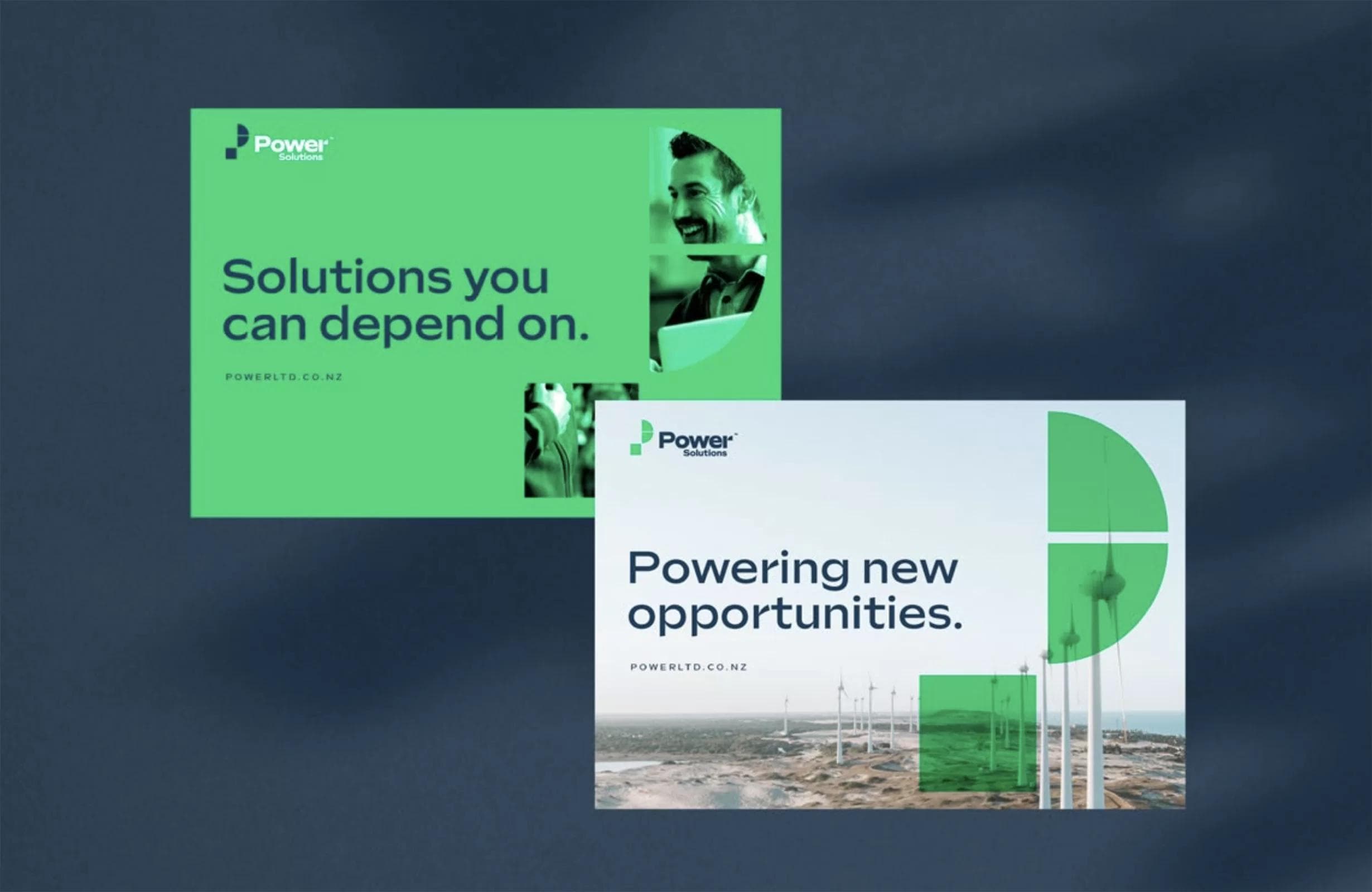 Brand identity for Power Solutions