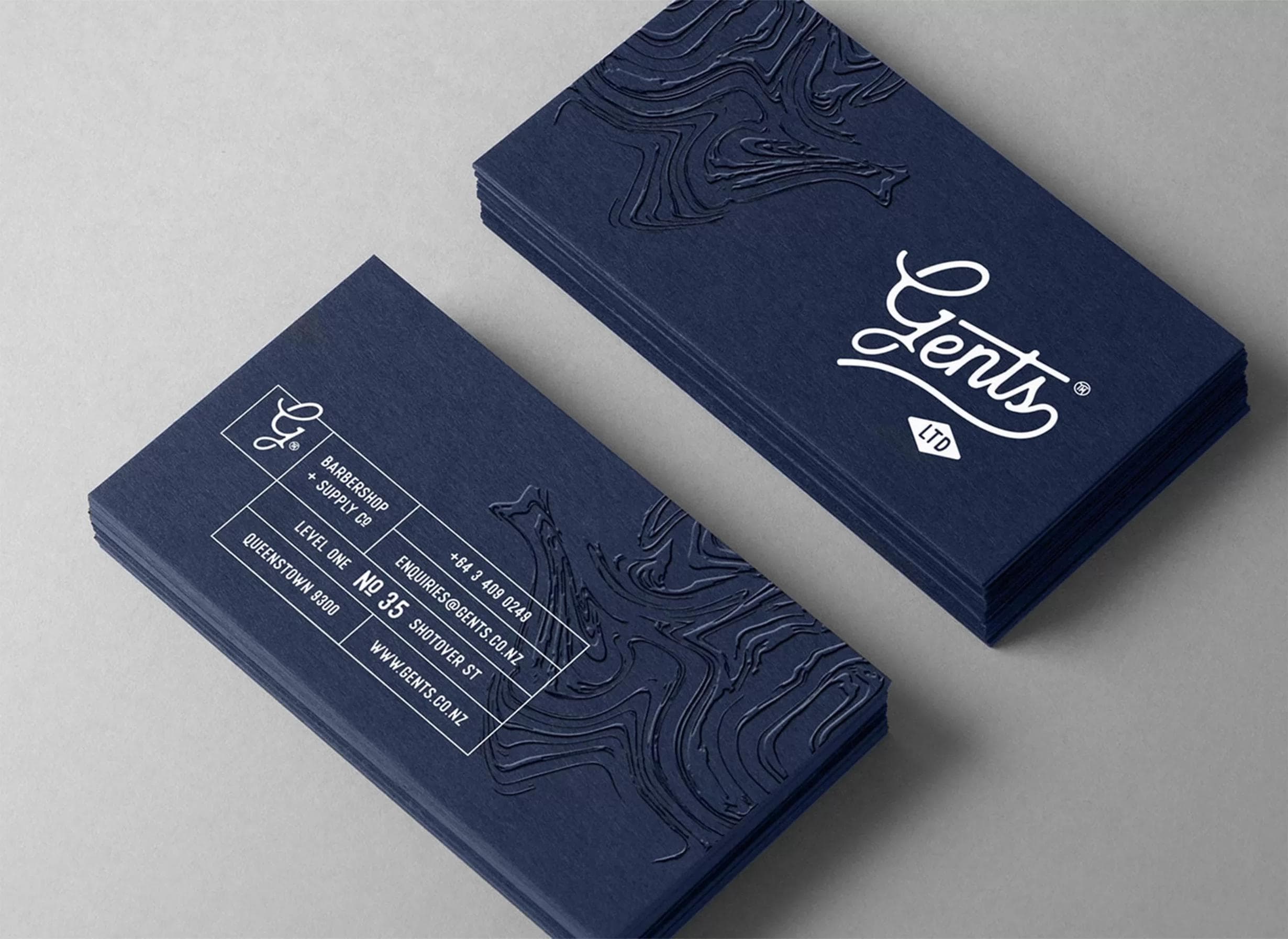 premium branding for Gents Barber shop