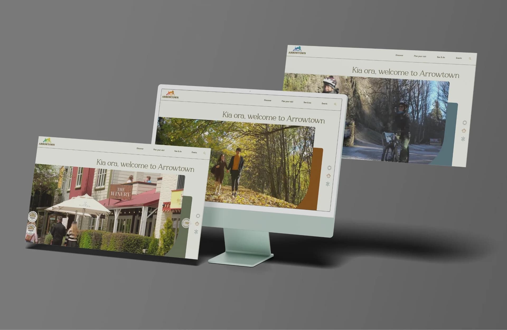Arrowtown Destination website design