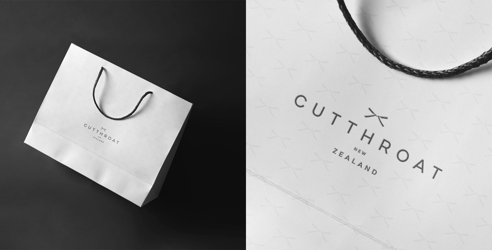 Packaging design for Cutthroat New Zealand