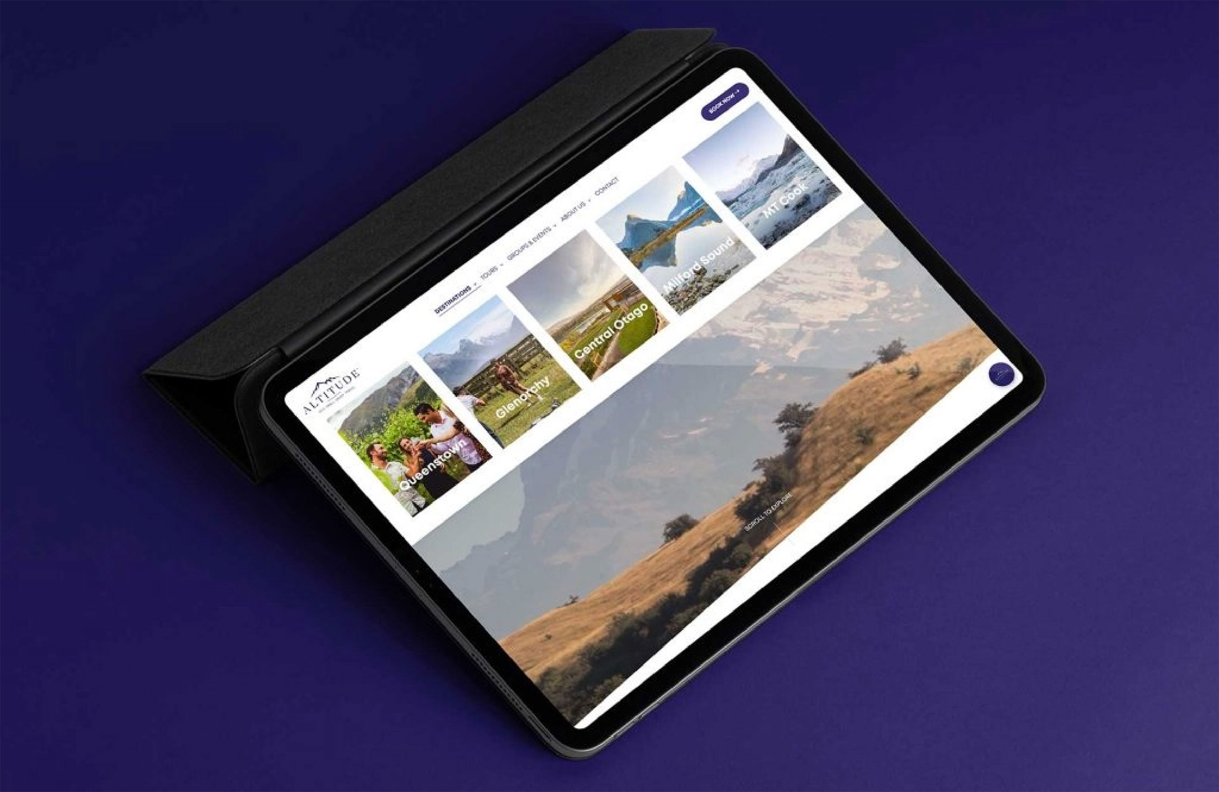 Responsive web development for Altitude Tours