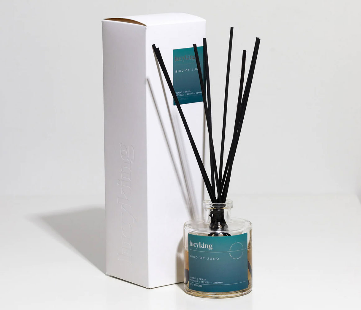 lucy king candles packaging design