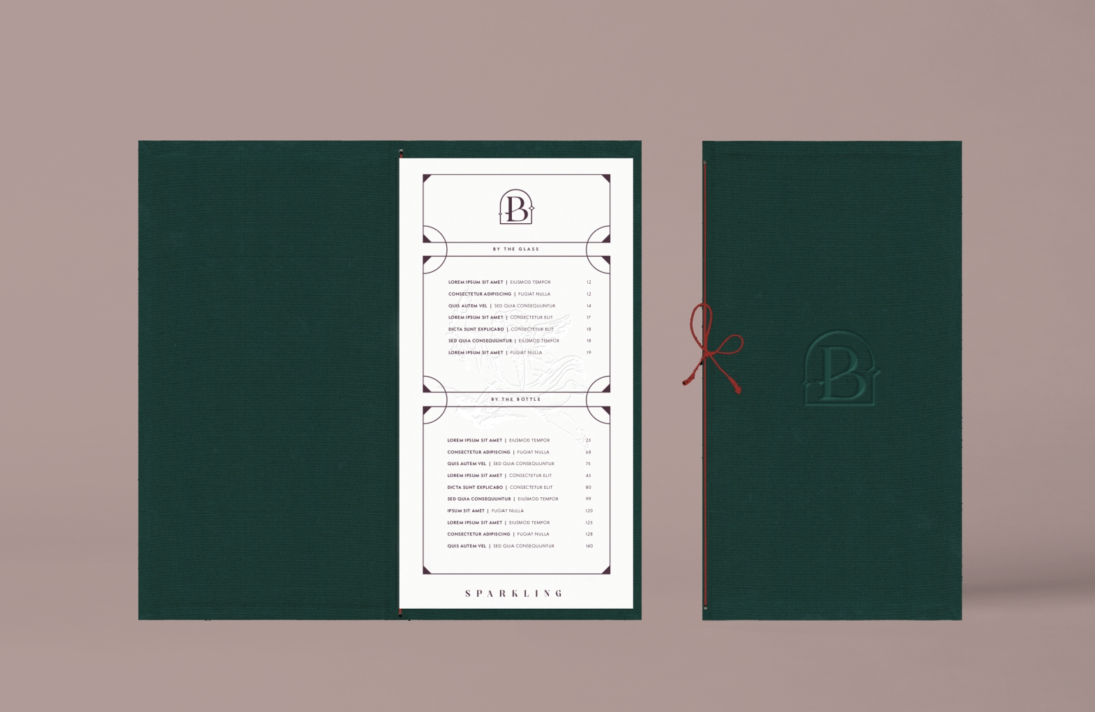 Menu Design for Restaurant Brand Birdy